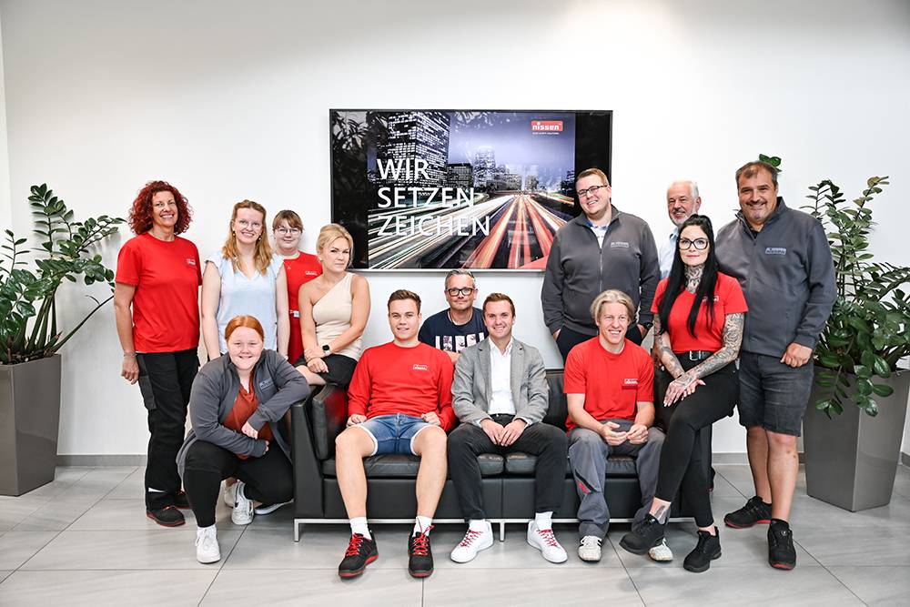 Fachkräfte der Firma Nissen Gruppenbild